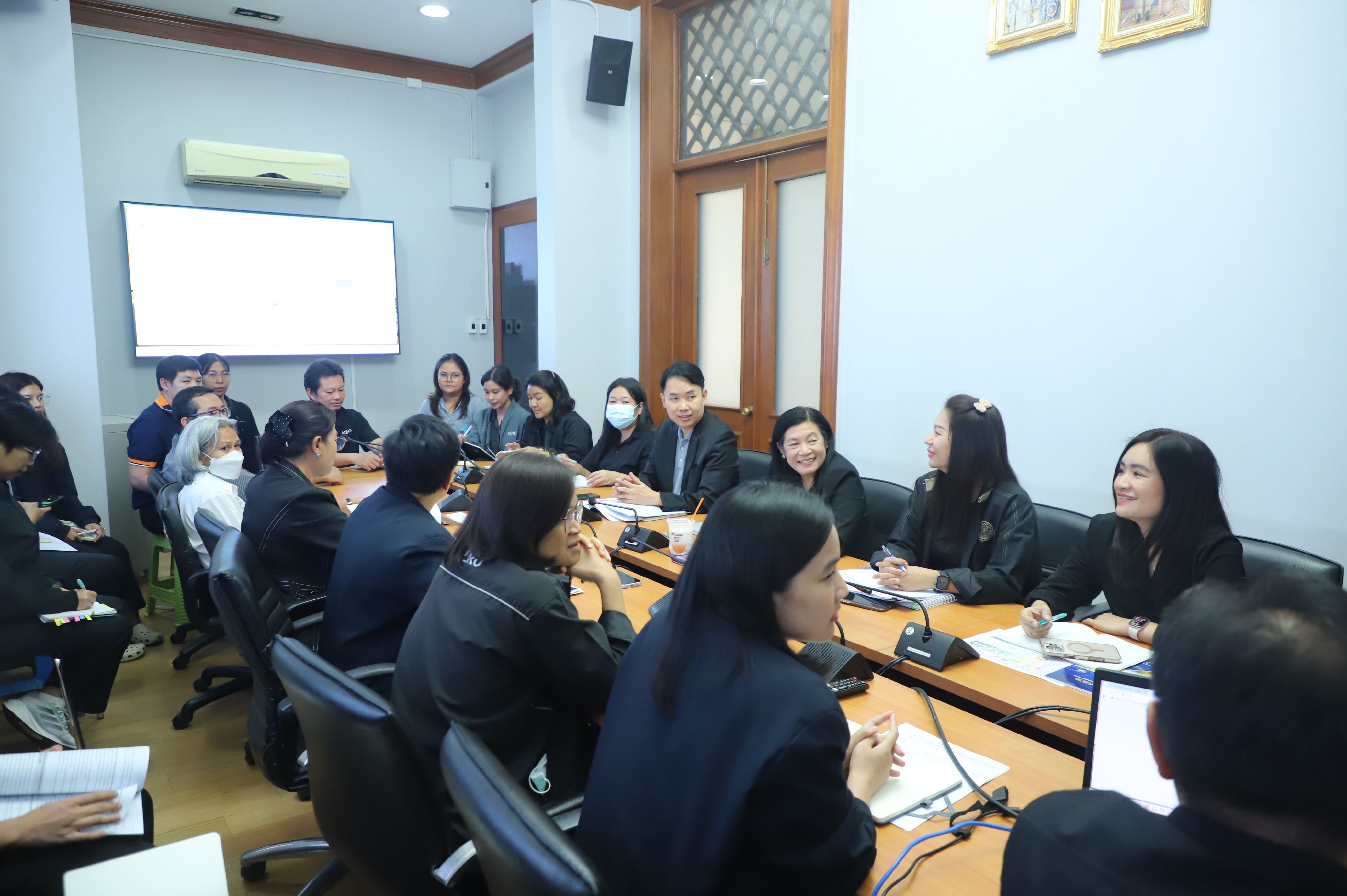 title - ศทส. ประชุมกำกับติดตามผลการดำเนินการตัวชี้วัดร่วมและตัวชี้วัดหลักตามคำรับรองการปฏิบัติราชการของศูนย์เทคโนโลยีสารสนเทศและการสื่อสาร ประจำปี งบประมาณ พ.ศ.2569 ครั้งที่ 1/2569